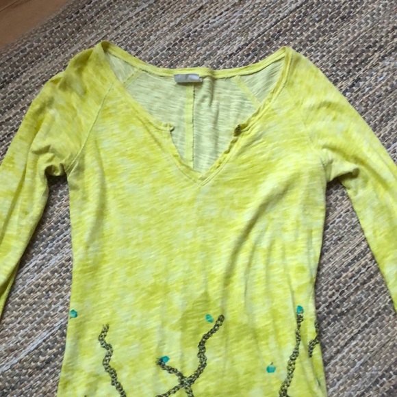 Free People long sleeve v neck T-shirt - Picture 4 of 4